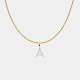 Diamond Pavé Letter Necklace