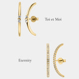 Geschenk Set - Toi et Moi und Eternity Ohrring