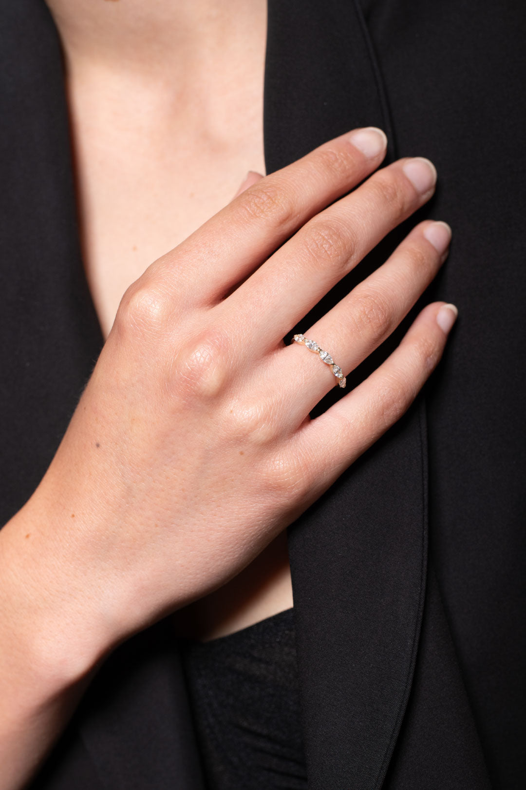 Marquise Eternity Diamond Ring - heroyne