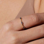 heroyne Anna Blue Sapphire Ring 9k Solid Gold 1