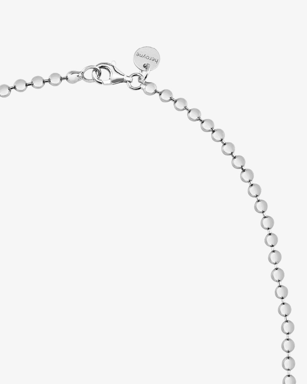 heroyne Beaded Necklace 925 Sterling Silver