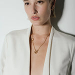 heroyne Big Julia Double Toggle Necklace 14 karat Gold Vermeil 2