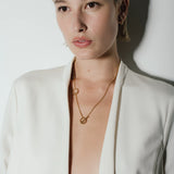 heroyne Big Julia Double Toggle Necklace 14 karat Gold Vermeil 2