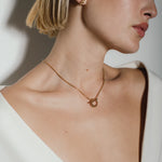 heroyne Big Julia Toggle Necklace 14 karat Gold Vermeil 2