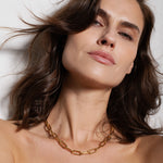 heroyne Bold Link Necklace 18k Gold Vermeil 1