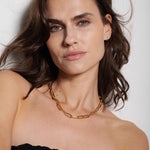 heroyne Bold Link Necklace 18k Gold Vermeil 2