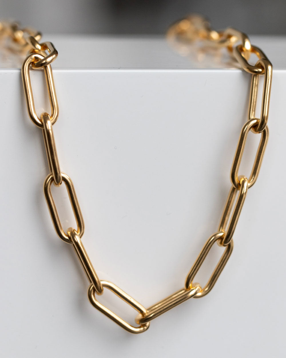 heroyne Bold Link Necklace Gold 2