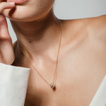 heroyne Charming Charms Necklace Topaz Gemstones 18k Gold Vermeil 925 Sterling Silver 12