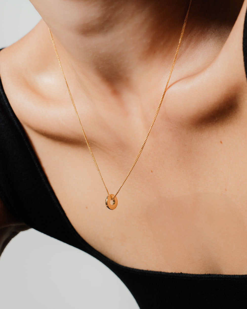 heroyne Charming Charms Necklace Topaz Gemstones 18k Gold Vermeil 925 Sterling Silver 22