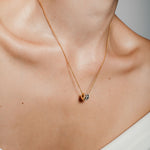 heroyne Charming Charms Necklace Topaz Gemstones 18k Gold Vermeil 925 Sterling Silver 9
