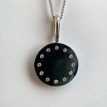 heroyne Diamond Disc Pendant Necklace Diamonds 925 Sterling Silver 1