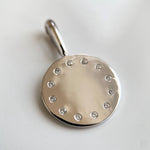 heroyne Diamond Disc Pendant Necklace Diamonds 925 Sterling Silver 3