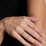 heroyne Diamond Dot Ring 9k Solid Gold 4