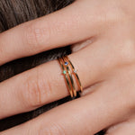 heroyne Diamond Emerald Sapphire Solitaire Rings 3