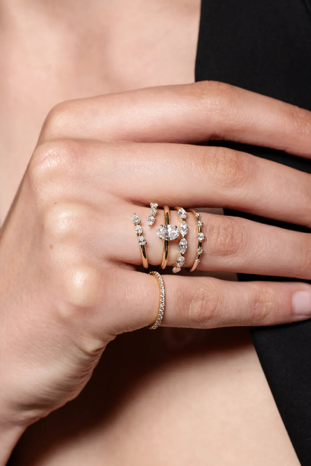 Marquise Eternity Diamond Ring - heroyne