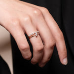 Tilted Marquise Diamond Solitaire Ring - heroyne