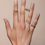 Tilted Marquise Diamond Solitaire Ring - heroyne