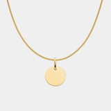 Engravable Disc Necklace - heroyne