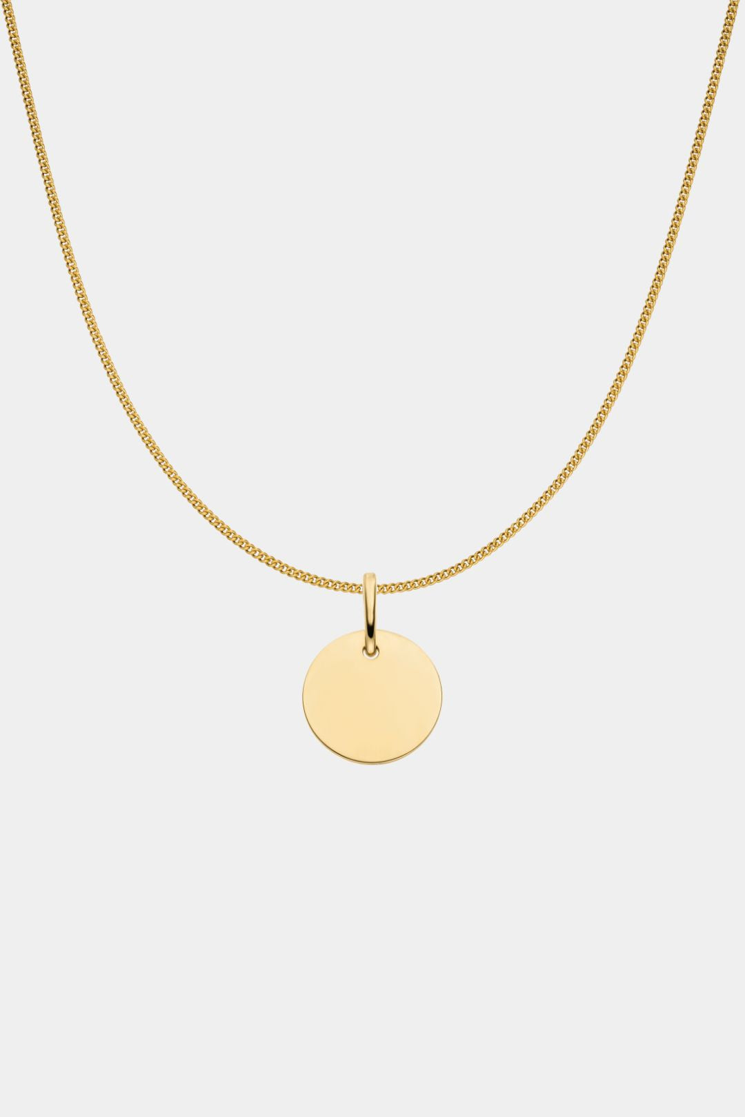 Engravable Disc Necklace - heroyne
