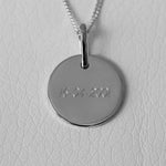 Engravable Disc Necklace - heroyne