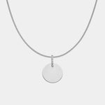 Engravable Disc Necklace - heroyne