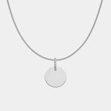 Engravable Disc Necklace - heroyne
