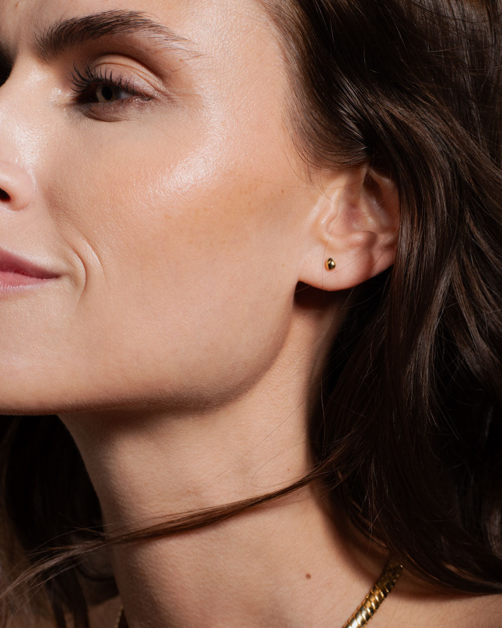heroyne Droplet Studs 18k Gold Vermeil 4