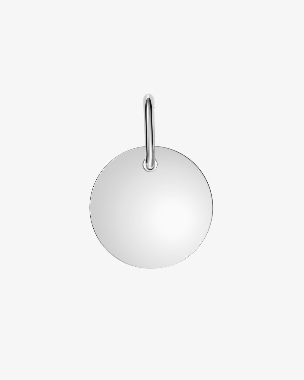 heroyne Engravable Disc Pendant 925 Sterling Silver