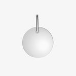 heroyne Engravable Disc Pendant 925 Sterling Silver
