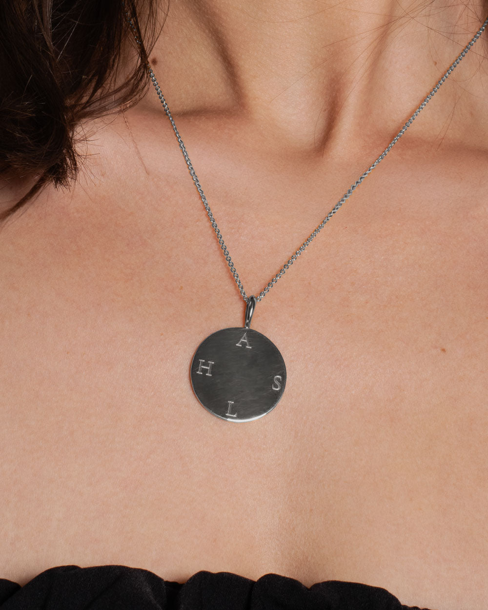 Gravierbare Large Disc Kette