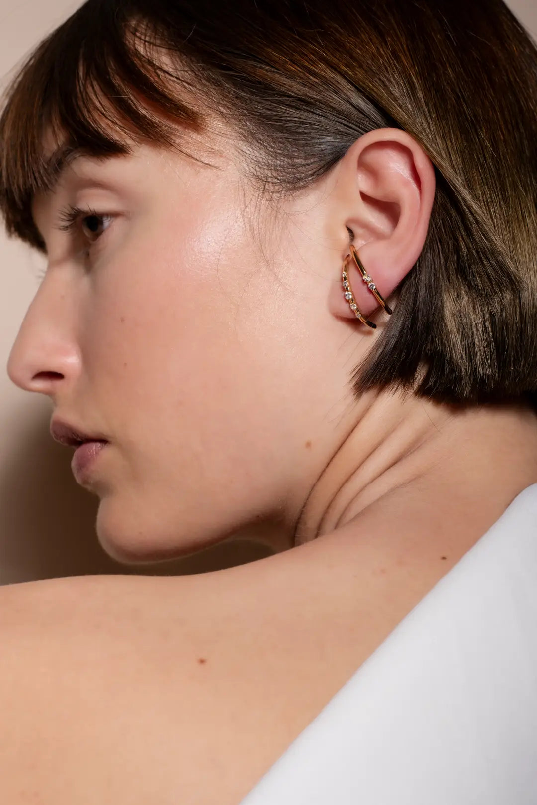 Gradient Sapphire Eternity Earring - heroyne