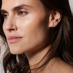 heroyne Eternity Earring 18k Gold Vermeil White Topaz 3