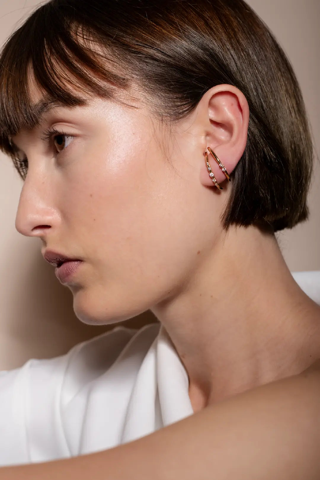 Gradient Sapphire Eternity Earring - heroyne