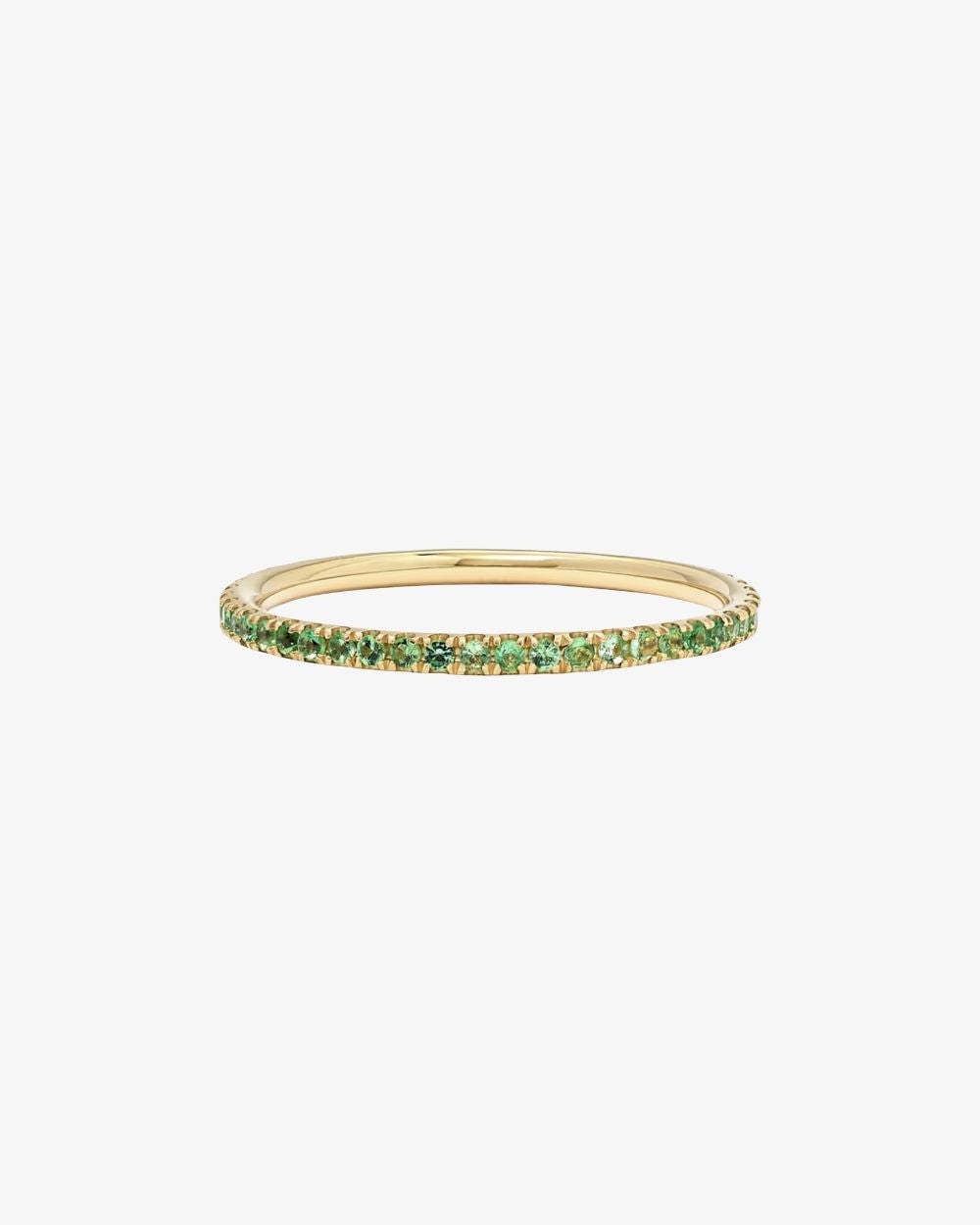 Smaragd Eternity Ring