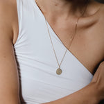 heroyne Fingerprint Necklace Diamonds 14 karat Solid Gold 7