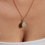 heroyne Fingerprint Necklace Solid Gold Diamonds 1