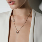 heroyne Julia Big Double-Toggle Necklace 925 Sterling Silver