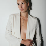heroyne Julia Big Double-Toggle Necklace Y-Style 925 Sterling Silver
