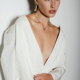 heroyne Julia Big Toggle Necklace 925 Sterling Silver