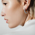 heroyne Julia Hoops 925 Sterling Silver