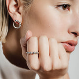 heroyne Julia Spirale Earrings Small Julia Ring 925 Sterling Silver