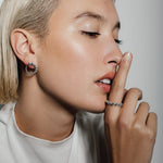 heroyne Julia Spirale Earrings Small Julia Ring 925 Sterling Silver