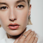 heroyne Julia Spirale Earrings Small Julia Ring 925 Sterling Silver
