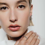 heroyne Julia Spirale Earrings Small Julia Ring 925 Sterling Silver