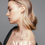 heroyne - Julia earring - 14k Gold Vermeil - left - Sustainable - bold jewelry - gold ear jewelry - Vogue Magazine