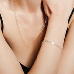 heroyne Link Necklace Link Bracelet 925 Sterling Silver 2 CP