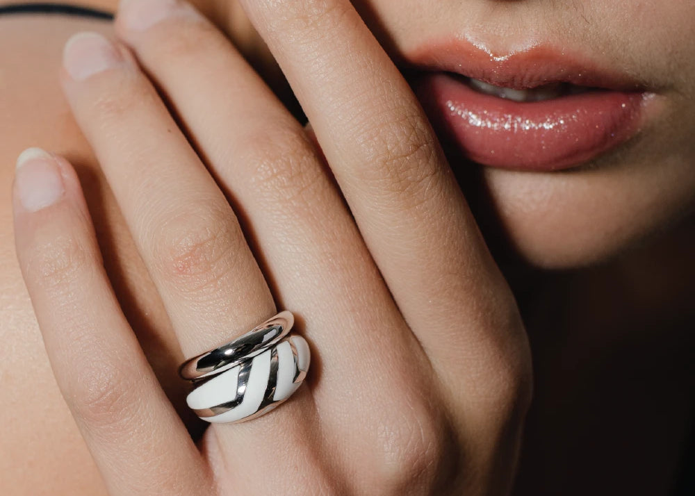 heroyne-Small-Dome-Ring-Kate-Dome-Ring-925-Sterling-Silver-White-Enamel-1