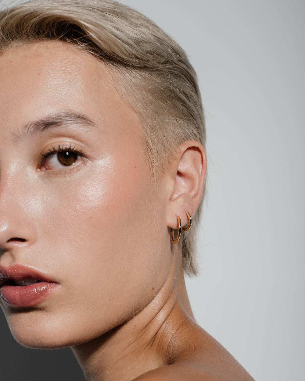 heroyne Small Essential Hoops 18k Gold Vermeil 2