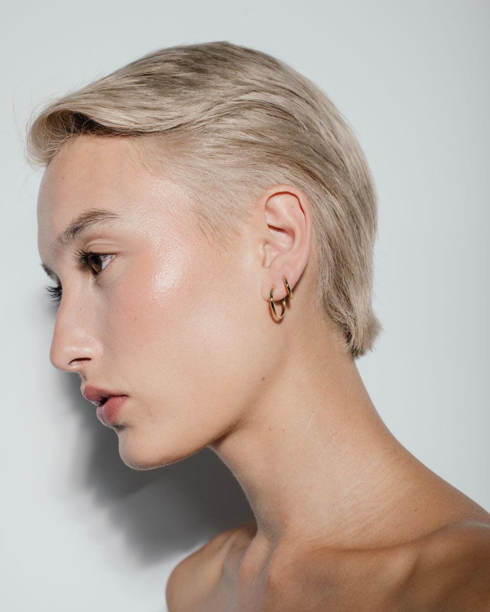 heroyne Small Essential Hoops 18k Gold Vermeil 4