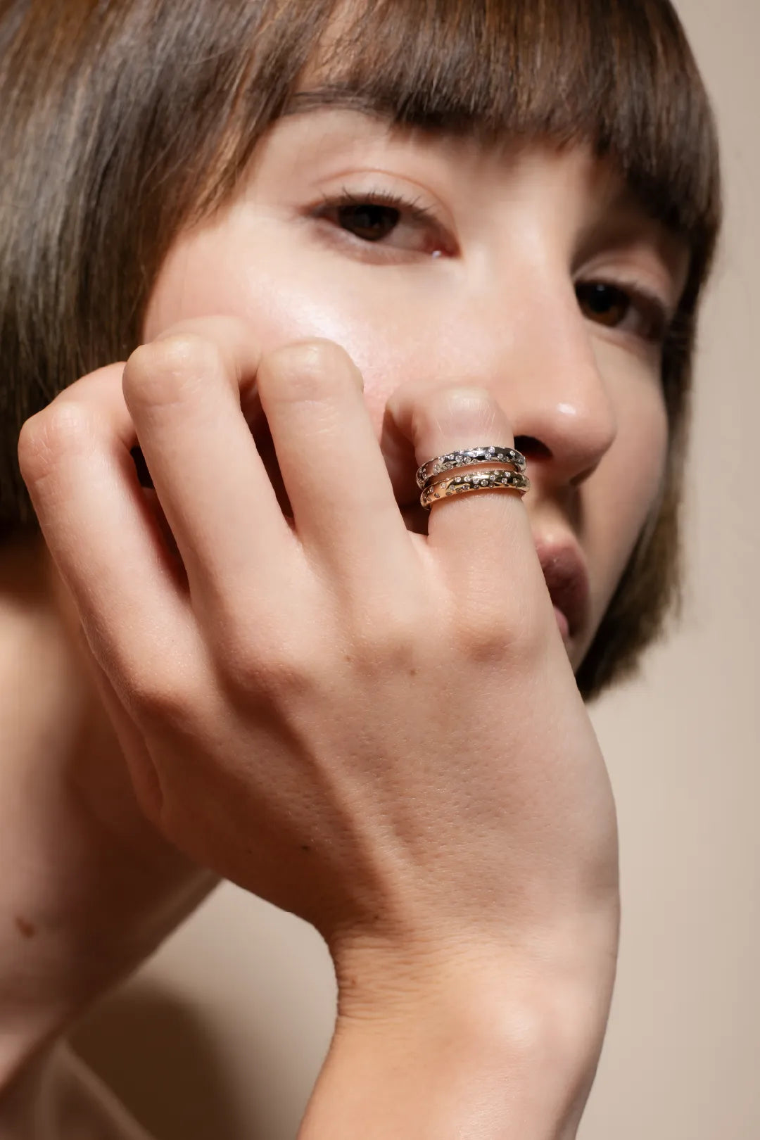 ONE-OF-A-KIND | Stargazing Diamond Pinky Ring - heroyne